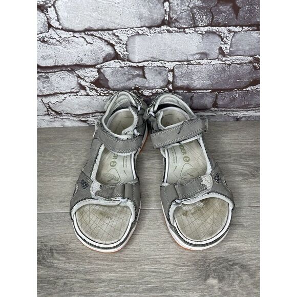 Mephisto Allrounder Lagoona Larmessa Grey Nubuck Textile Strap Sandals Women 10M - Picture 13 of 16
